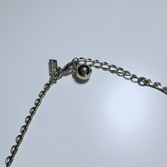 Kate Spade Y2K Hot Chip Necklace - Gold Plated Geometric Stone Statement Jewelry - Picture 4 of 7